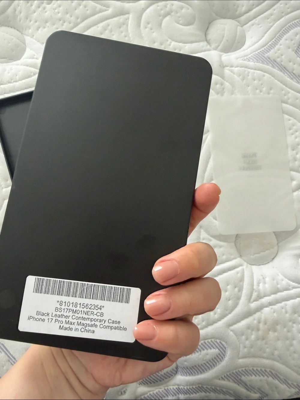 Black Leather Iphone 17 and 17 Pro Max IPhone Case Bullstrap